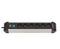 Listwa zasilająca BRENNENSTUHL Premium-Alu-Line - 6 gniazd, 3m 1391034600